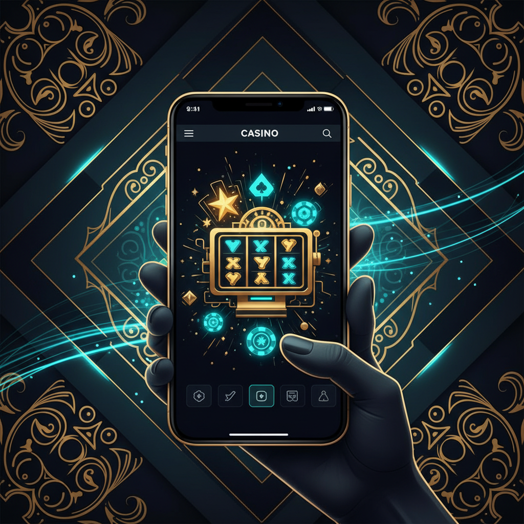 imagem de portal de cassino na interface digital